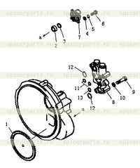 Рельеф клапана и насос сборщика мусора Рельеф клапана и насос сборщика мусора